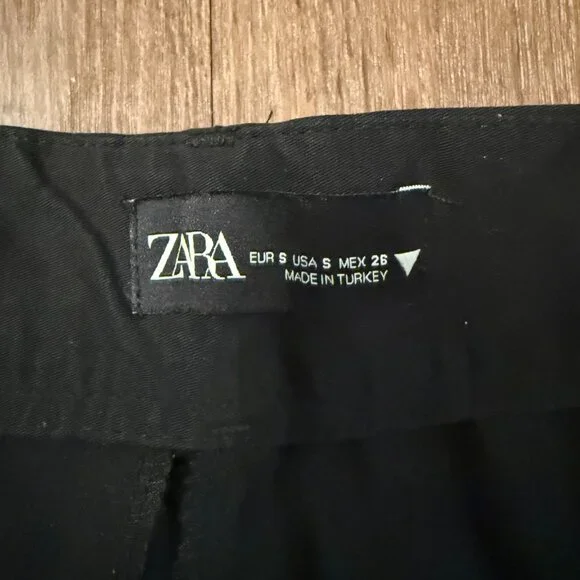 Zara High-Waisted Wide Leg Full Length Pants - Picture 4 of 4